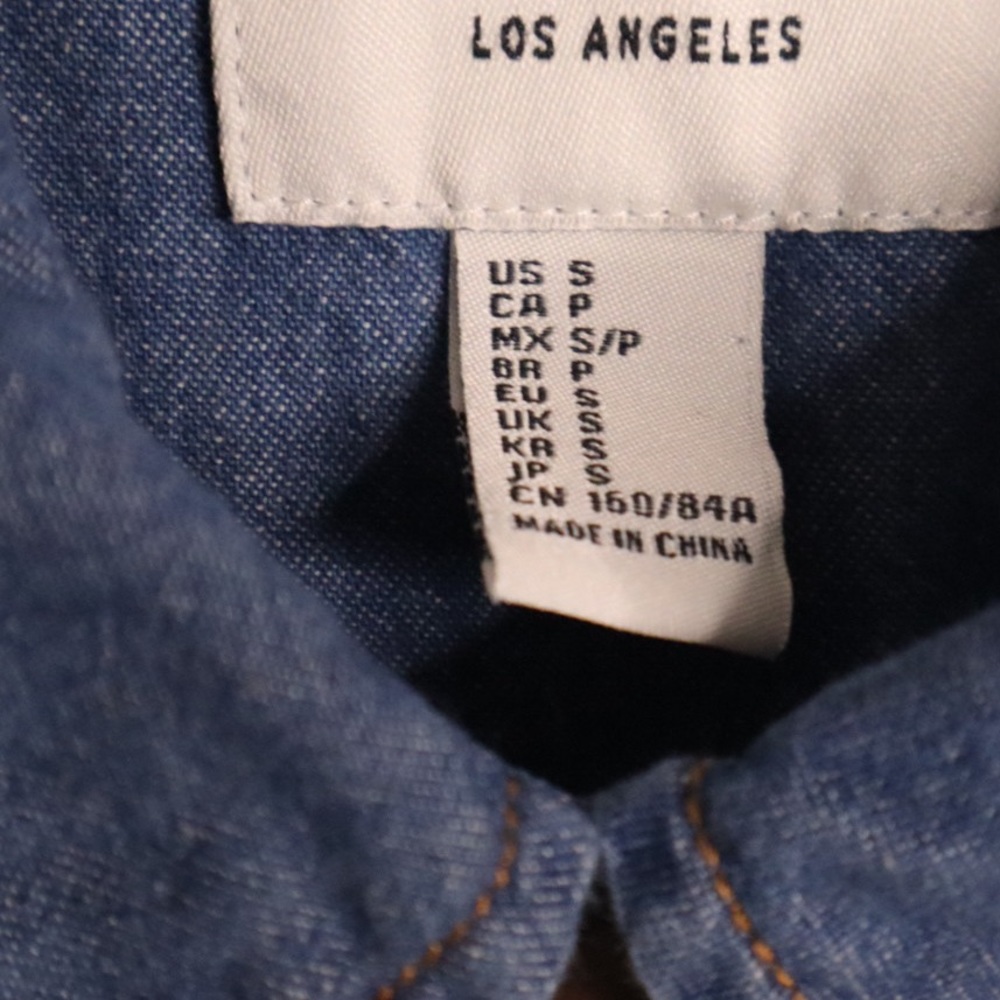 Women Jean Flannel With Rips - Picture 8 of 9